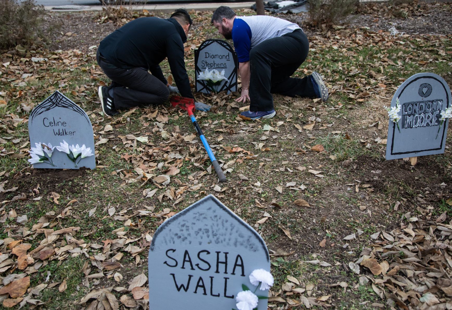 Metro Trans Umbrella Group make Transgender Memorial Garden into Graveyard ahead of Vigil
